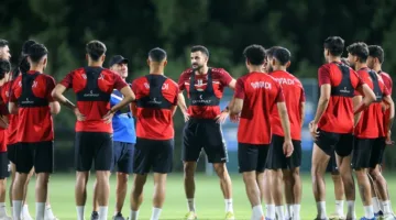 بالصور.. أسود الرافدين ينخرطون في تدريباتهم لملاقاة كوريا