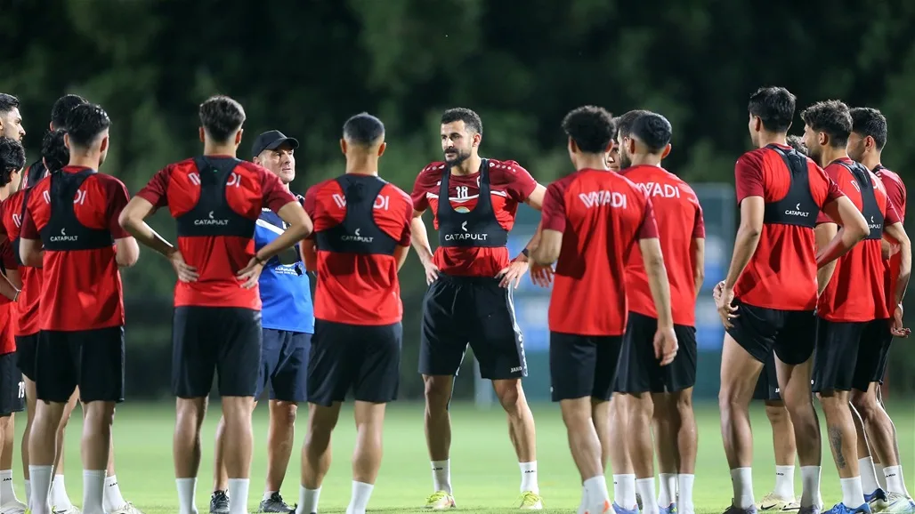بالصور.. أسود الرافدين ينخرطون في تدريباتهم لملاقاة كوريا
