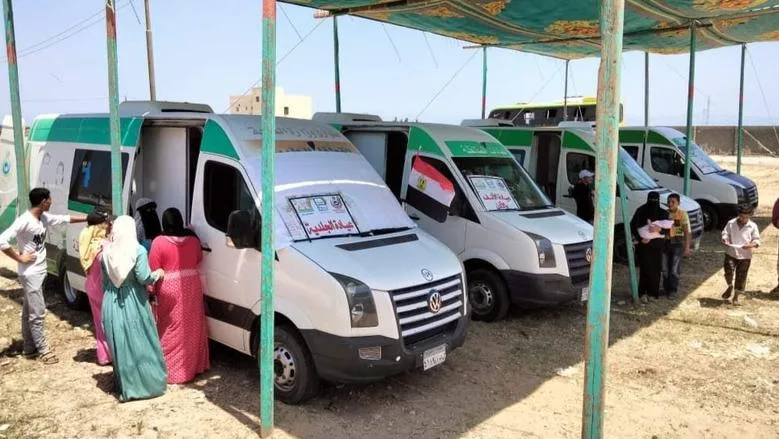 فحص 287 حالة من المستحقين للرعاية في قافلة طبية بمحافظة الغربية فحص 287 حالة من المستحقين للرعاية في قافلة طبية بمحافظة الغربية