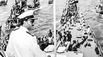 1975: الرئيس الراحل محمد أنور السادات يعيد تشغيل قناة السويس