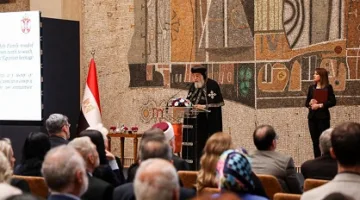 البابا تواضروس الثاني خلال محاضرة في القصر الرئاسي بصربيا: المحبة تبني زمانا ومكانا وإنسانا أفضل