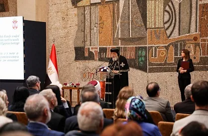 البابا تواضروس الثاني خلال محاضرة في القصر الرئاسي بصربيا: المحبة تبني زمانا ومكانا وإنسانا أفضل