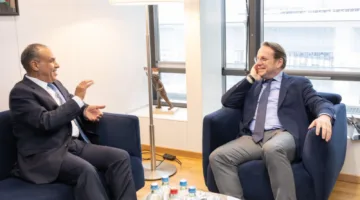 وزير الخارجية يجتمع بالمفوض الأوروبي للصحة