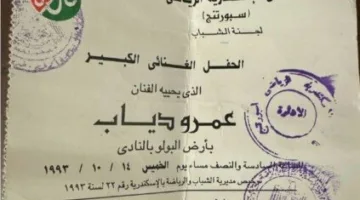 20 جنيها.. الجمهور يتفاعل مع تذكرة حفلة لـ عمرو دياب بالتسعينات