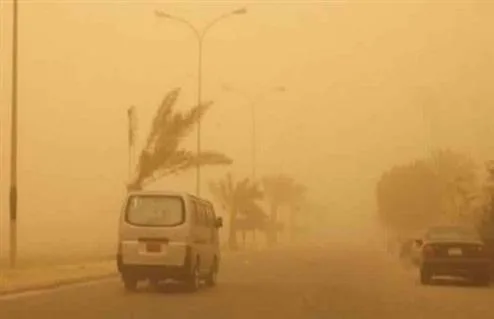 عواصف رملية قوية في الوادي الجديد عواصف رملية قوية في الوادي الجديد