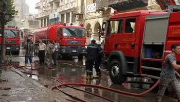 القليوبية: فرق الدفاع المدني تخمد حريق سيارة داخل مرآب في شبين القناطر