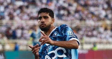 إبراهيم عادل يحرز هدف تقليص الفارق لبيراميدز أمام فاركو