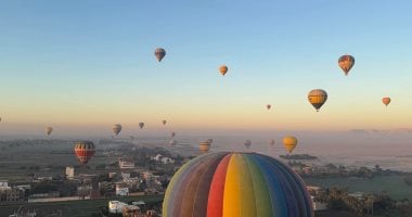 وقف تحليق رحلات البالون الطائر بالأقصر لشدة الرياح وتقلبات الطقس