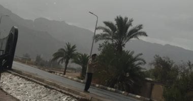 أمطار خفيفة على مدن شرم الشيخ ونويبع وطابا بجنوب سيناء