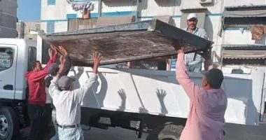 إزالة 476 حالة إشغال طريق داخل مراكز محافظة البحيرة