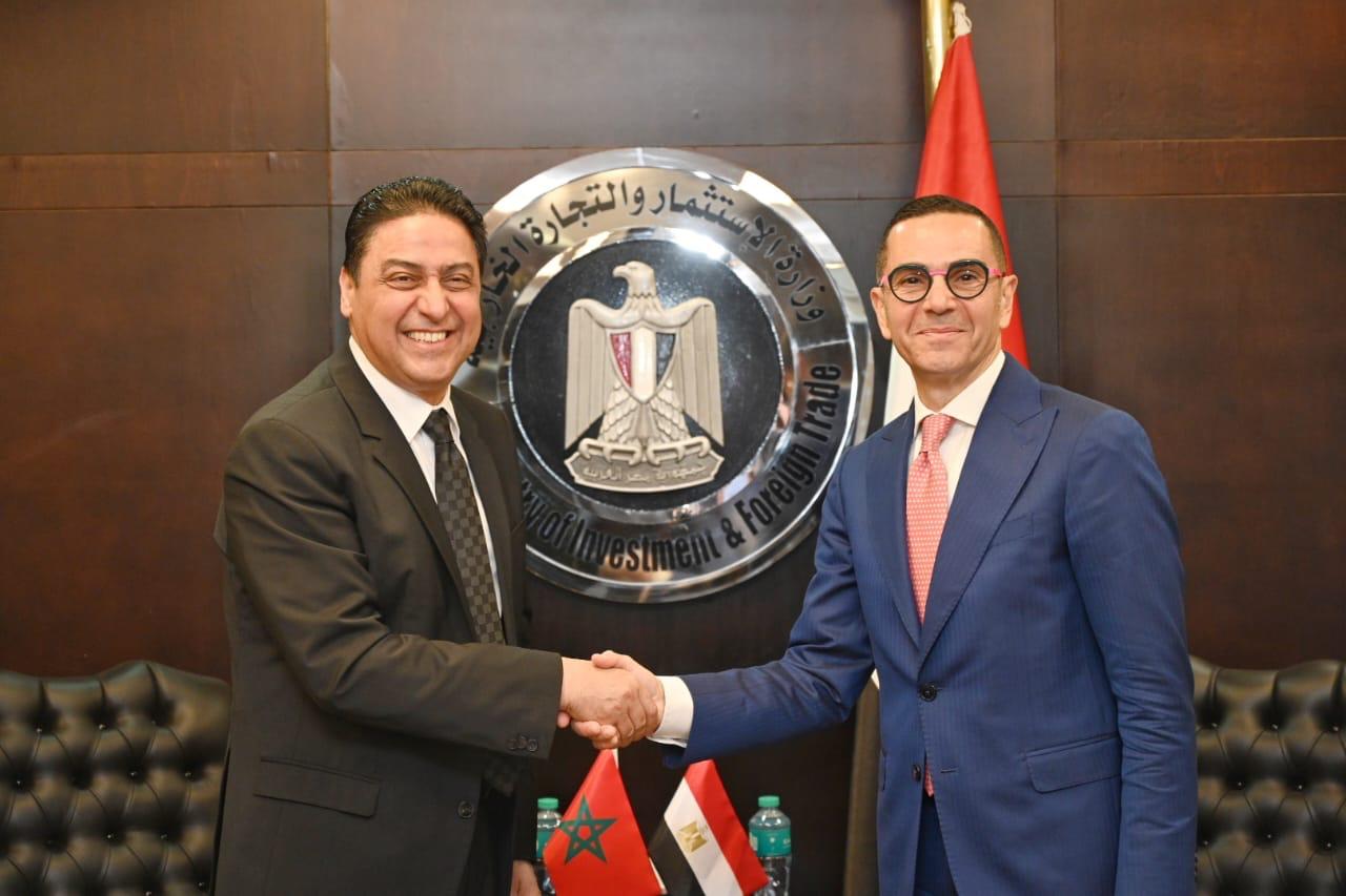 وزير الاستثمار يستقبل وزير التجارة المغربي لبحث سبل تطوير الشراكة الاقتصادية