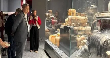 نائب وزير الخارجية التايلاندي يزور المتحف اليوناني الروماني بالإسكندرية