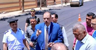 محافظ سوهاج يتفقد أعمال الرصف والتطوير بمدينة المراغة وشارع أسيوط