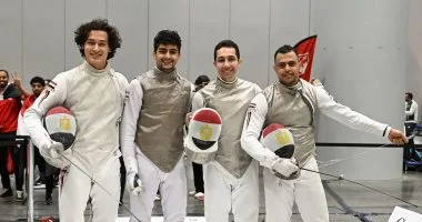 منتخب سلاح الشيش رجال يحقق المركز الرابع بكأس العالم فى كندا