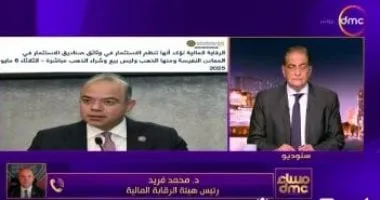 رئيس الرقابة المالية: إصدار بيانين لتصحيح مفاهيم مغلوطة حول الاستثمار في الذهب