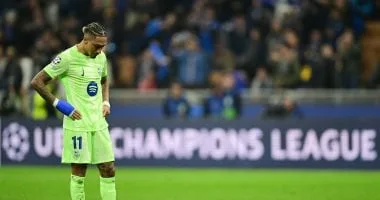 رافينيا يعادل رقم رونالدو الأسطورى ويتصدر ترتيب هدافى دوري أبطال أوروبا