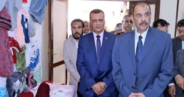 محافظ سوهاج يشهد ختام الأنشطة لمدارس التربية الخاصة بمدرسة الأمل للصم وضعاف السمع