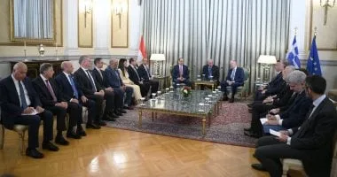 كلمة الرئيس السيسى بالمؤتمر الصحفى المشترك مع رئيس وزراء اليونان