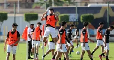 منتخب الشباب يخوض مرانه الرئيسى استعدادا للقاء تنزانيا بأمم أفريقيا.. صور