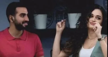 شاهد نور إيهاب ومحمد الشرنوبى فى كواليس فيلم الساعة 7