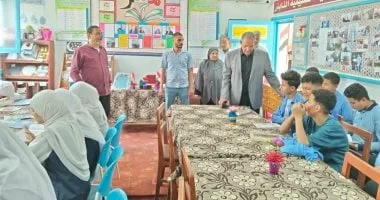 وكيل وزارة التربية والتعليم يتفقد مدارس إدارة البدارى