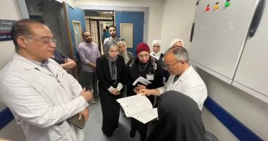 وفد هيئة الاعتماد يختتم جولاته بزيارة مستشفى نخل استعدادًا للتأمين الصحى الشامل