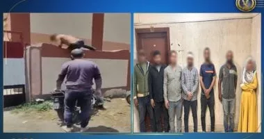 خلاف على طفل السبب.. ضبط شخص تسلق سور مدرسة وروع العاملين بسلاح(فيديو)