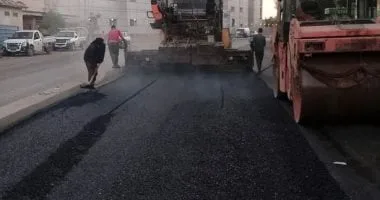رصف شارع كسر الحجر حتى كوبرى السيل بأسوان