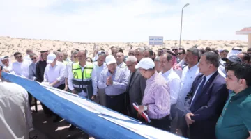 وزير النقل يشرف على مشروع تطوير خط سكك حديد بئر العبد – العريش – باتجاه رأس النقب.