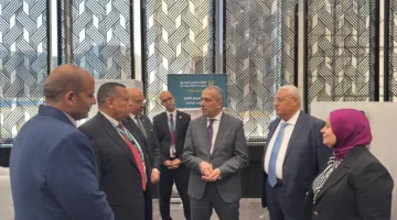 رئيس البنك الزراعي المصري يزور المواقع النهائية لمقر البنك بالعاصمة الإدارية استعداداً لافتتاحه قريباً.