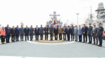 الأسطول البحري يستضيف وفدًا من أعضاء المحكمة الدستورية العليا