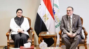 رئيسا التنظيم والإدارة والهيئة الوطنية للطفولة يناقشان تحسين الهيكل الإداري للمجلس