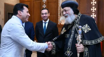 البابا تواضروس الثاني يرحب بوزير الشباب: مصر منارة للمعرفة والدين والتنوع