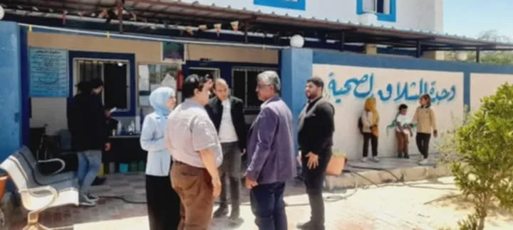 وكيل صحة شمال سيناء يتفقد قافلة جايين لأهالينا في الشلاق بالشيخ زويد