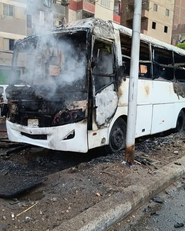 حريق أتوبيس المرج