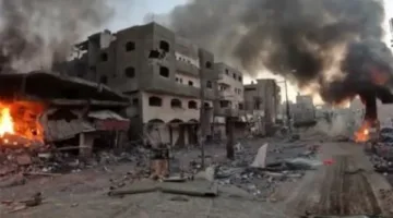 4 شهداء بسبب قصف الاحتلال في جنوب شرق دير البلح وسط قطاع غزة