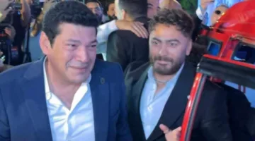 توافد تامر حسني ونجوم فيلم “ريستارت” إلى العرض الخاص لسيارة سوزوكي