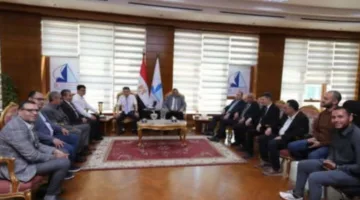 رئيس جامعة كفر الشيخ يستقبل وفد جامعة Soochow الصينية لبحث سبل التعاون العلمي