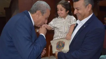 محافظ الغربية يهنئ الطالبة حبيبة بمشاركتها في احتفالية “أسرتي.. قوتي” بحضور السيدة انتصار السيسي