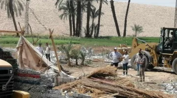 حملة شاملة لإزالة الانتهاكات على أراضي الدولة والزراعة في قنا ضمن الموجة السادسة والعشرين.