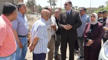 محافظ سوهاج يزور شارع طراد النيل في أخميم بعد الانتهاء من أعمال الرصف والتجميل