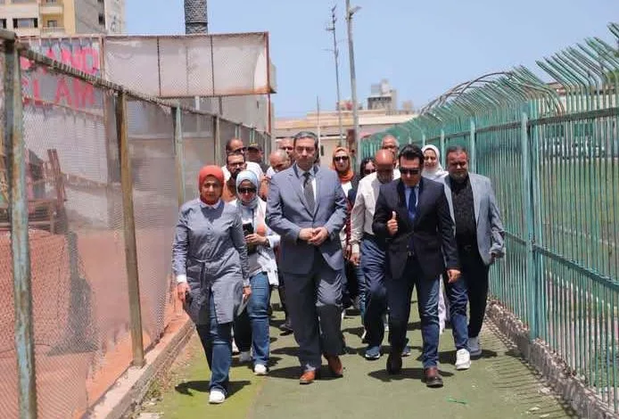 تحسين شامل لمركز شباب دمياط مع خطط لإنشاء مسبح نصف أوليمبي