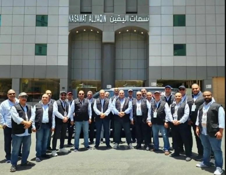 الفرق المصرية للحج السياحي تنتشر في السعودية والأردن لضمان راحة الحجاج الفرق المصرية للحج السياحي تنتشر في السعودية والأردن لضمان راحة الحجاج