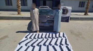 ضبط عنصرين إجراميين بحوزتهما 28 بندقية خرطوش في مطروح