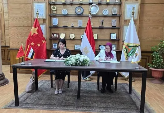 جامعة بنها تُبرم اتفاقية شراكة مع المركز الصيني لتبادل اللغات في الصين جامعة بنها تُبرم اتفاقية شراكة مع المركز الصيني لتبادل اللغات في الصين