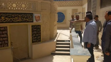 محافظ الدقهلية يزور مشروع تحسين ضريح الإمام الشعراوي في دقادوس