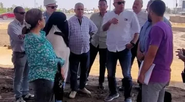 مدير نظافة القاهرة يزور حديقة جاردينيا لمتابعة انطلاق مشروع إنشاء المساحات الخضراء.