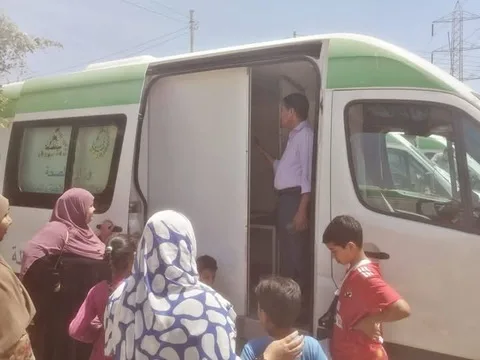 قافلة صحية بوحدة العبابدة في الأقصر تختتم أعمالها بالكشف على 680 حالة