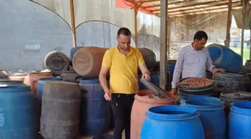 ضبط 90 ألف لتر من السولار و10 أطنان من المخللات في محافظة البحيرة