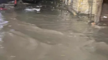 عواصف رعدية وهطول ثلوج تضرب الإسكندرية مع انقطاع الكهرباء